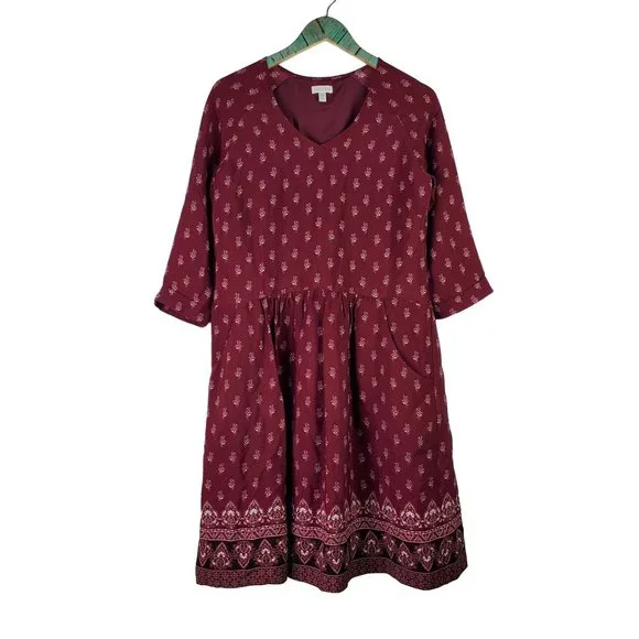 Garnet hill sale bohemian pocket dress - Official Online Store